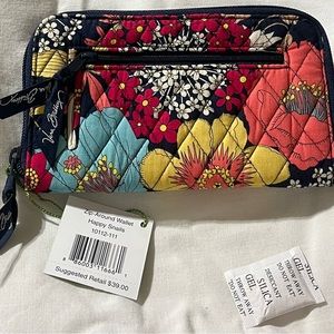 Vera Bradley Happy Snails Wallet